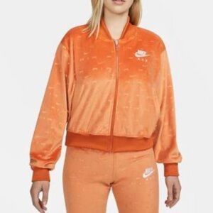 Nike air velour zip up jacket